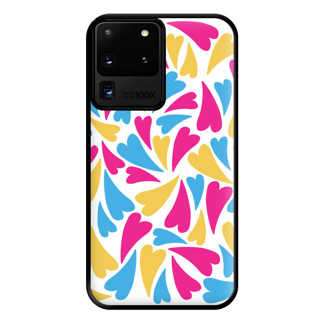 Pansexual Hearts - Pride Phone Case for Galaxy S20 Ultra