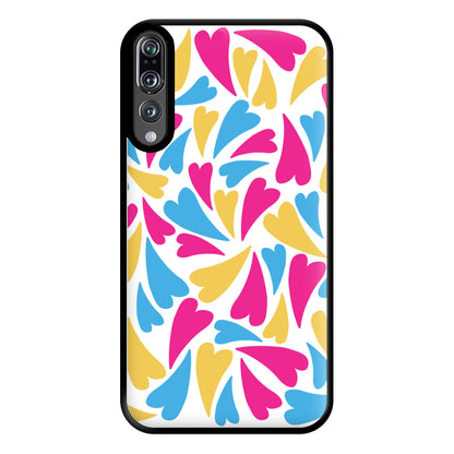 Pansexual Hearts - Pride Phone Case for Huawei P20 Pro