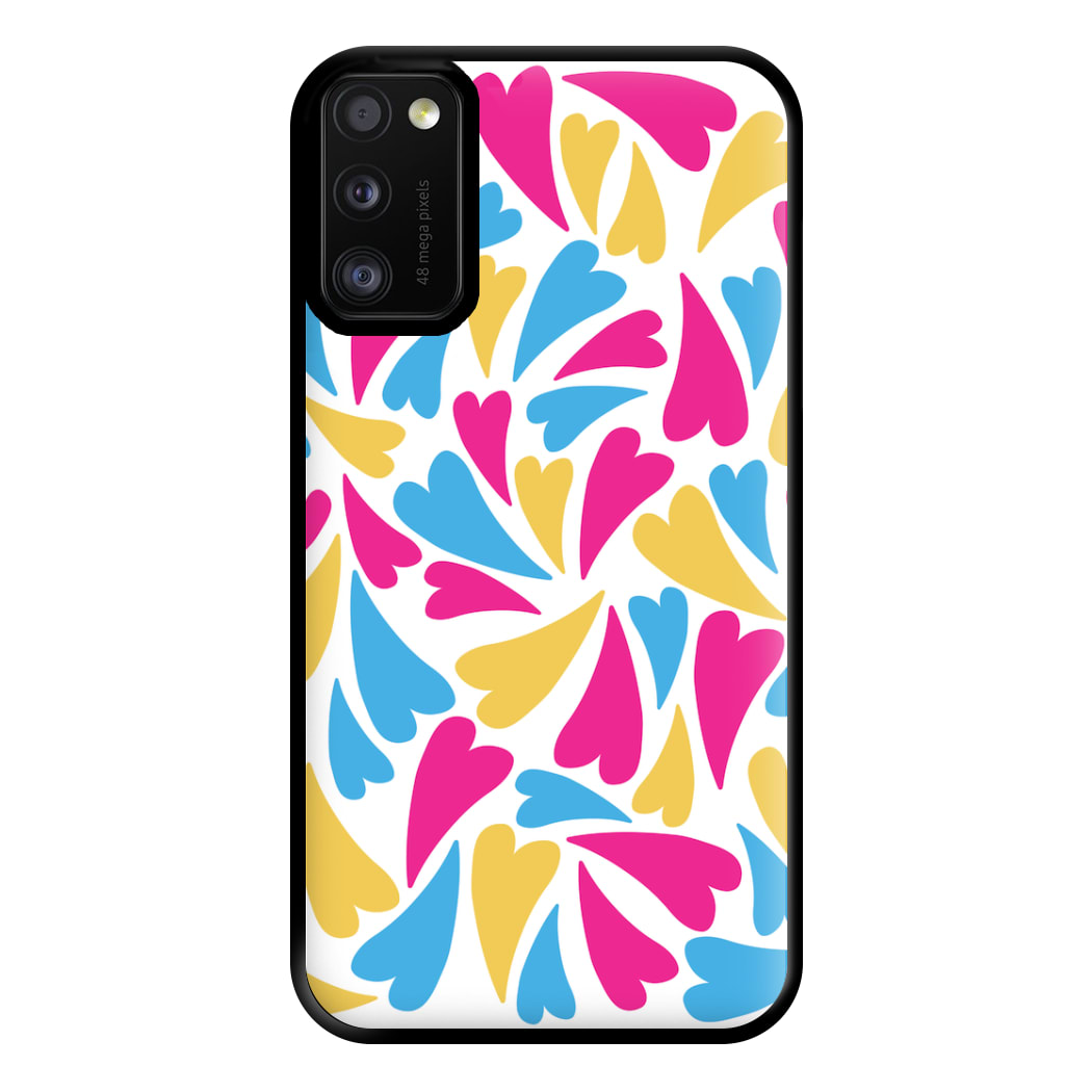 Pansexual Hearts - Pride Phone Case for Galaxy A41