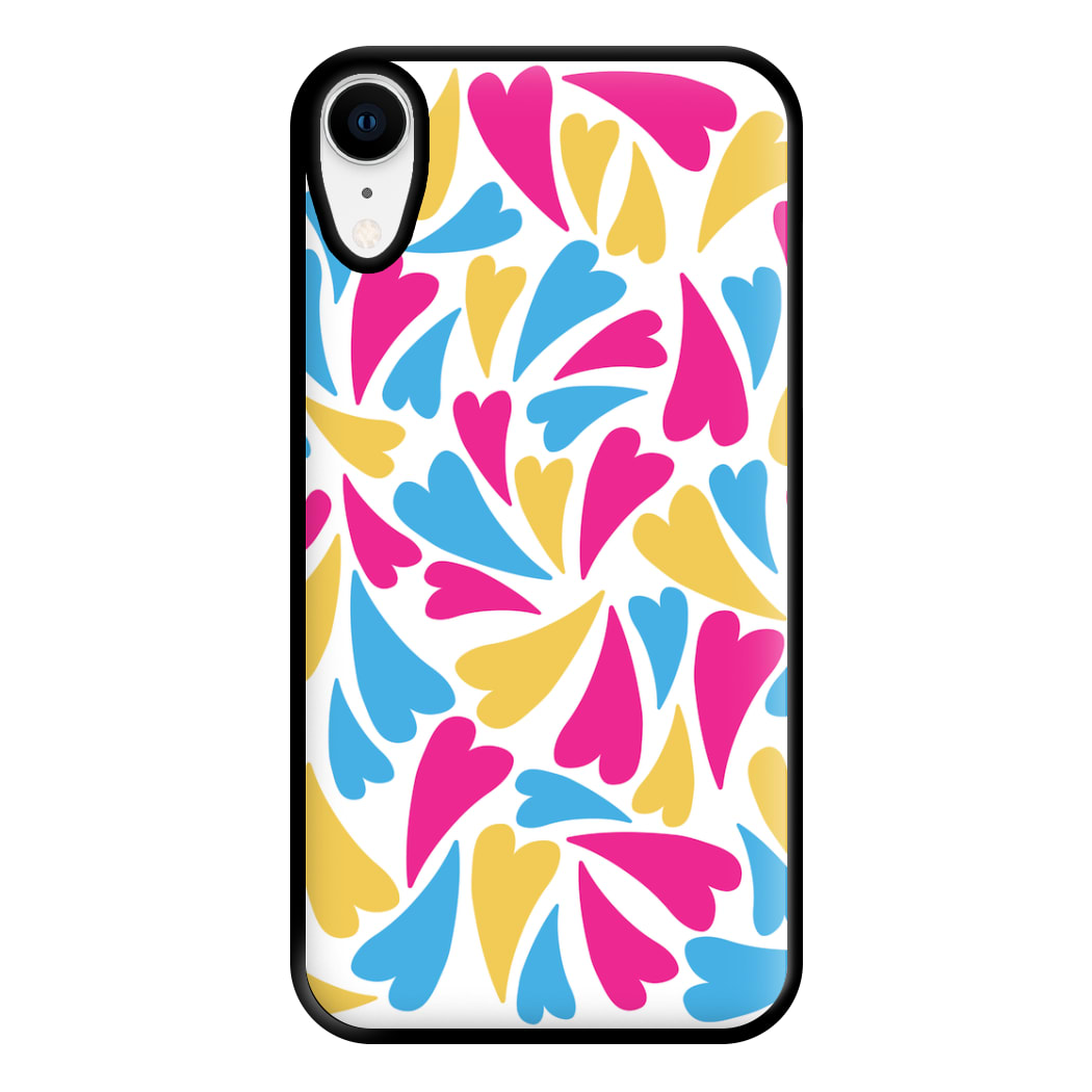 Pansexual Hearts - Pride Phone Case for iPhone XR