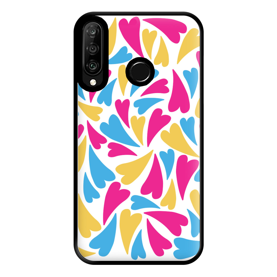 Pansexual Hearts - Pride Phone Case for Huawei P30 Lite