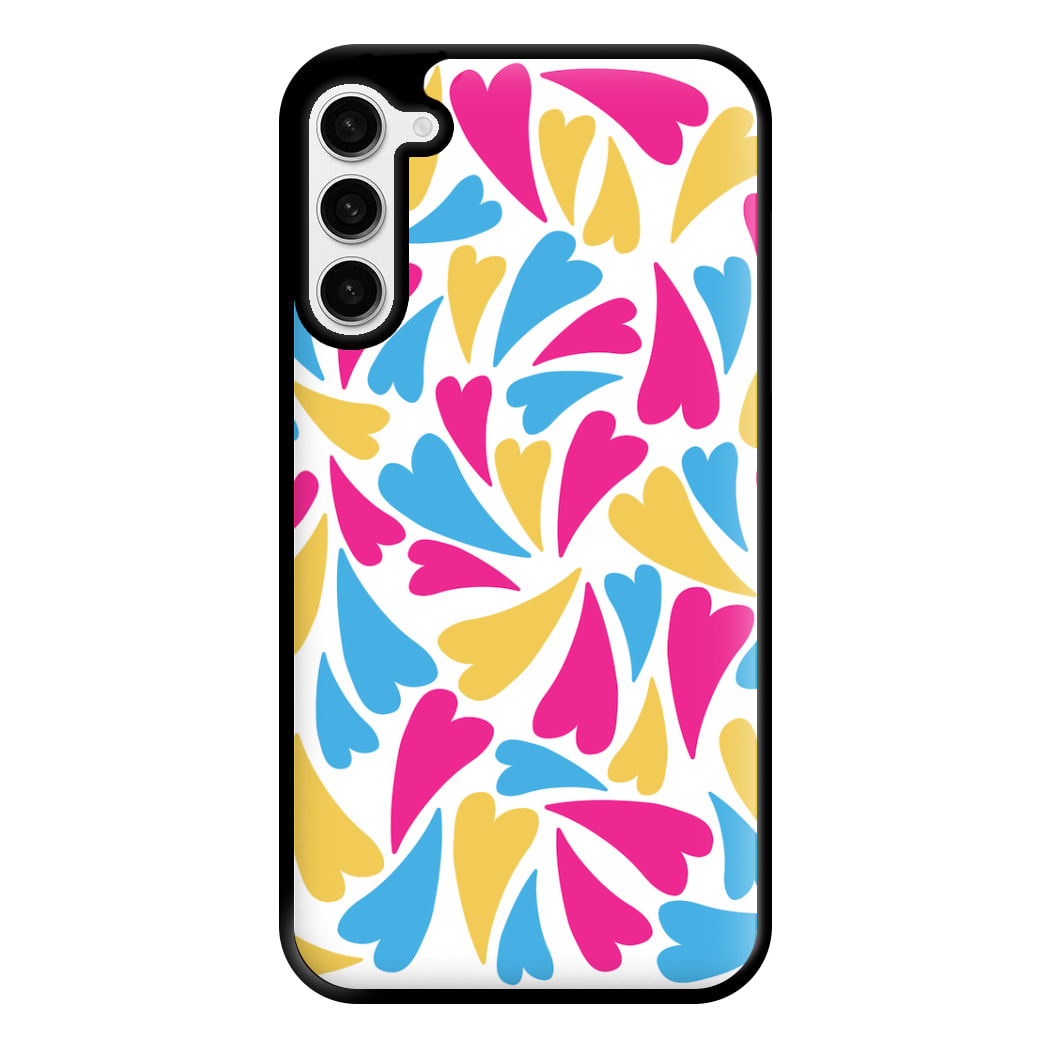 Pansexual Hearts - Pride Phone Case for Galaxy S23 Plus