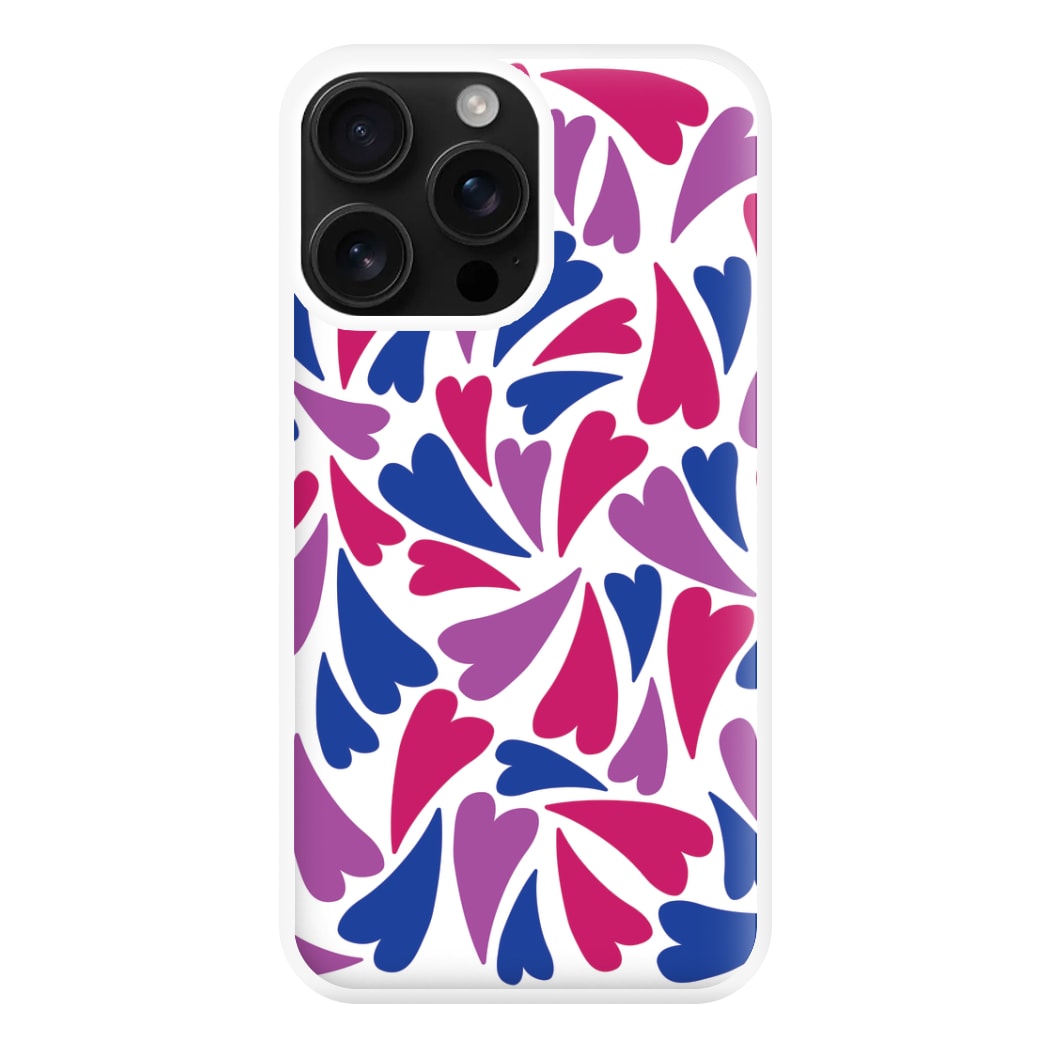 Bisexual Hearts - Pride Phone Case