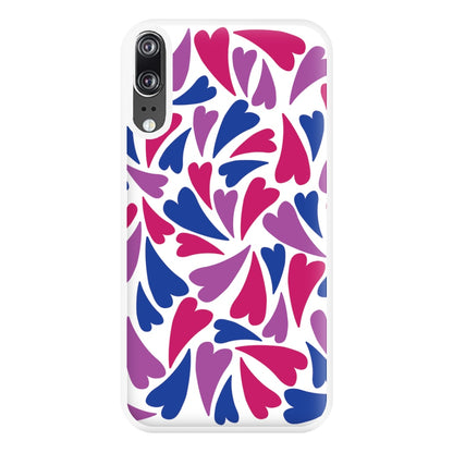 Bisexual Hearts - Pride Phone Case for Huawei P20