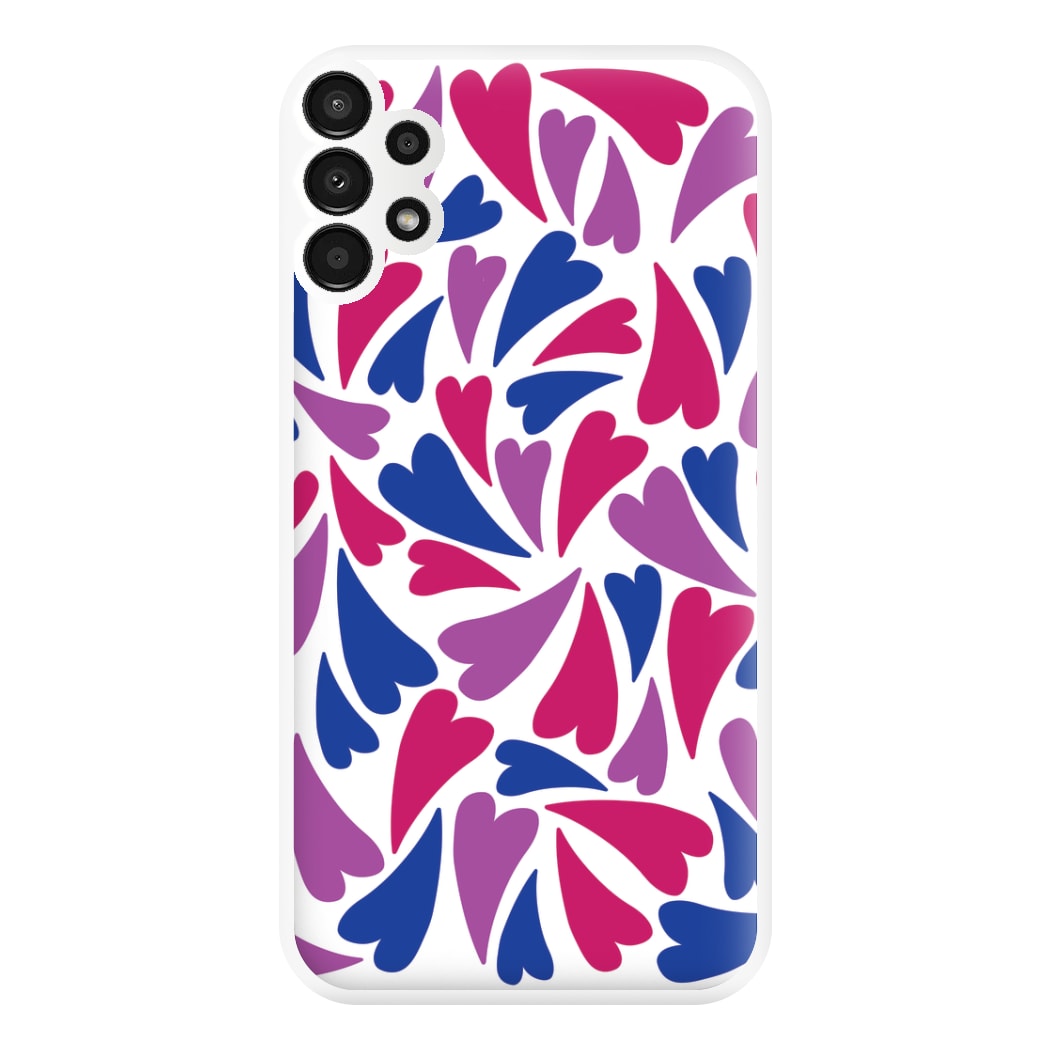 Bisexual Hearts - Pride Phone Case for Galaxy A13