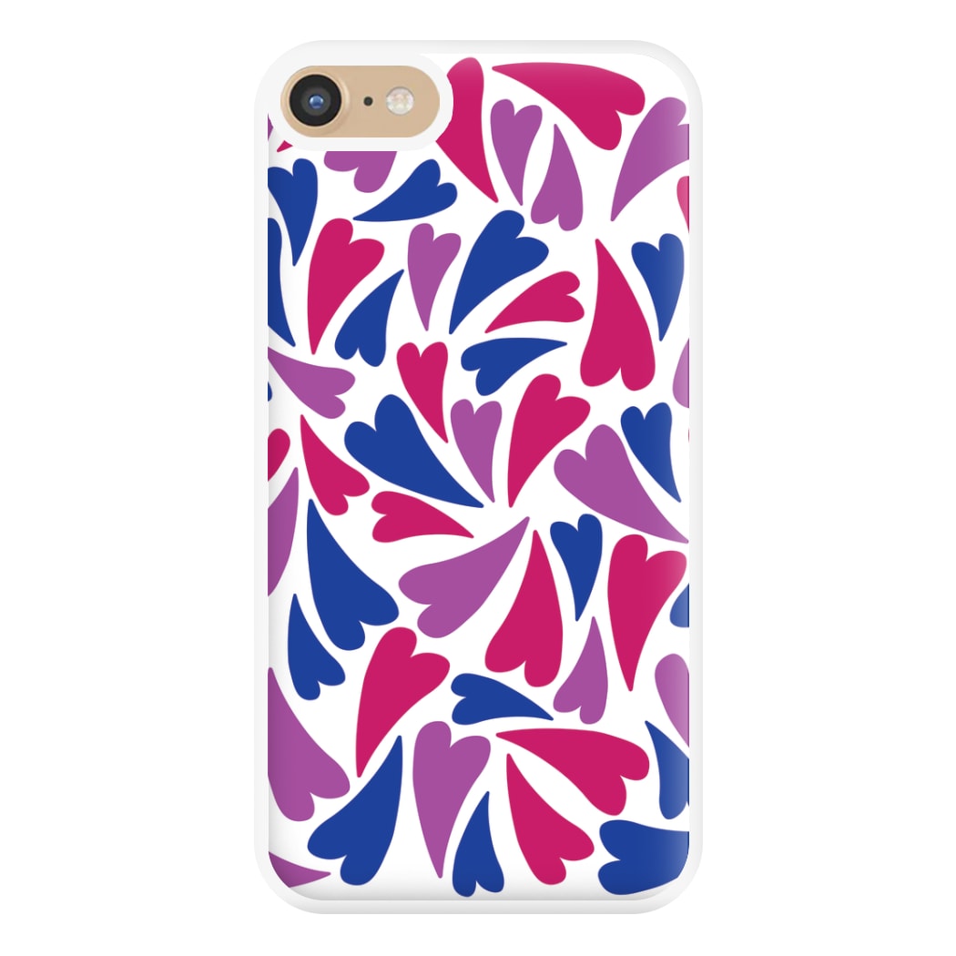 Bisexual Hearts - Pride Phone Case for iPhone 6 / 7 / 8 / SE