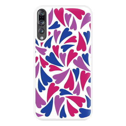 Bisexual Hearts - Pride Phone Case for Huawei P20 Pro