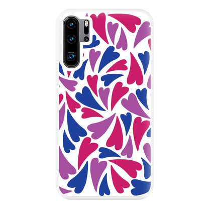 Bisexual Hearts - Pride Phone Case for Huawei P30 Pro