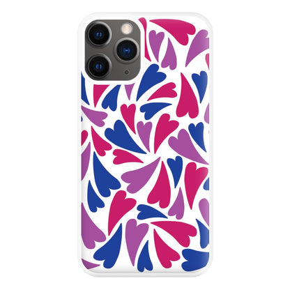 Bisexual Hearts - Pride Phone Case for iPhone 12 Pro Max