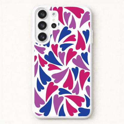 Bisexual Hearts - Pride Phone Case for Galaxy S26 Ultra