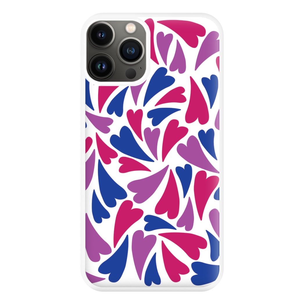 Bisexual Hearts - Pride Phone Case for iPhone 11 Pro Max