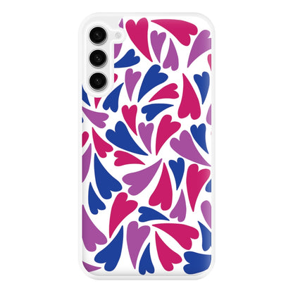 Bisexual Hearts - Pride Phone Case for Galaxy S23FE