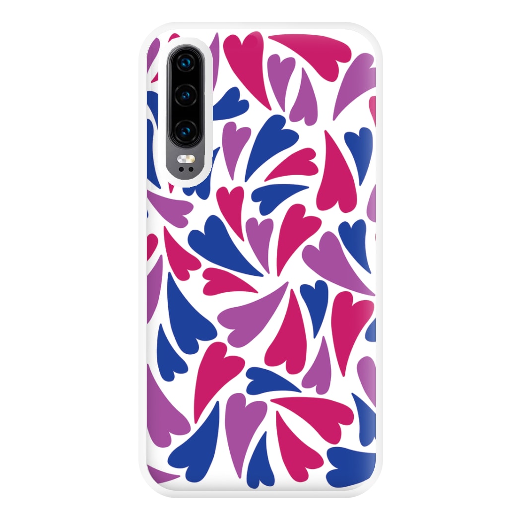 Bisexual Hearts - Pride Phone Case for Huawei P30