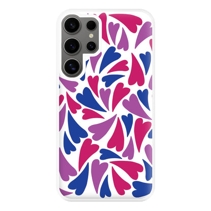 Bisexual Hearts - Pride Phone Case for Galaxy S24 Ultra