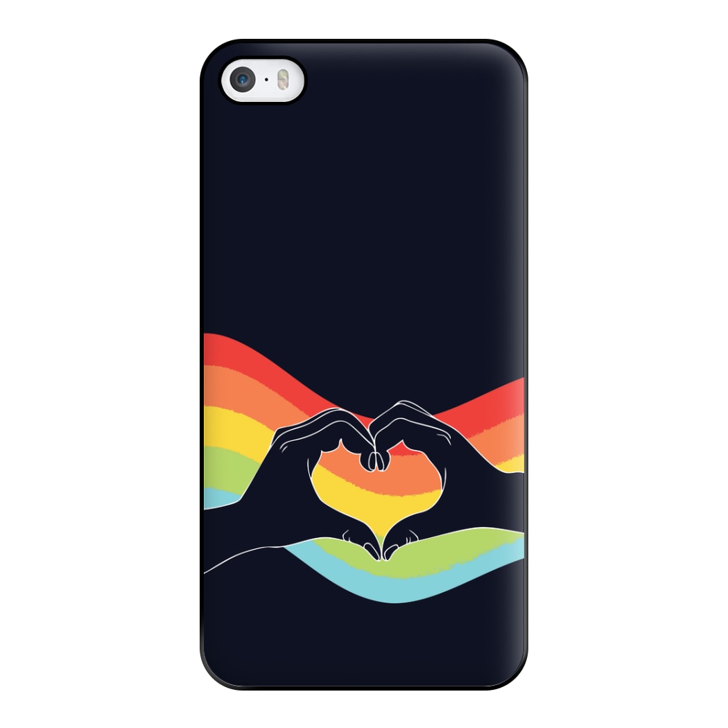 Rainbow Heart Phone Case for iPhone 5 / 5s / SE 2016