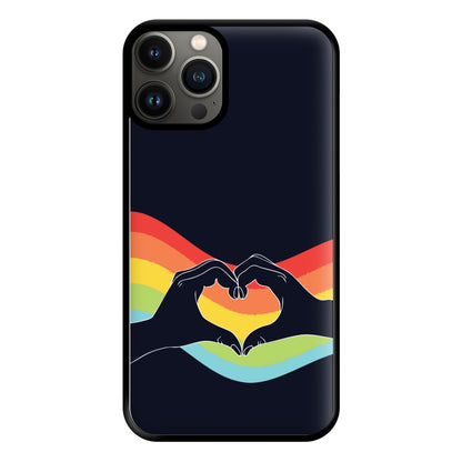 Rainbow Heart Phone Case for iPhone 11 Pro Max