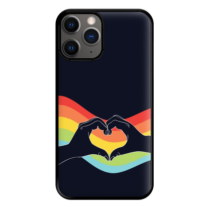 Rainbow Heart Phone Case for iPhone 12 Pro Max