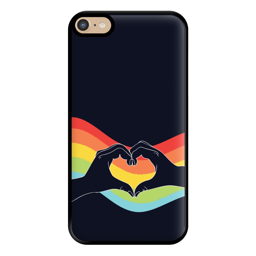 Rainbow Heart Phone Case for iPhone 6 Plus / 7 Plus / 8 Plus