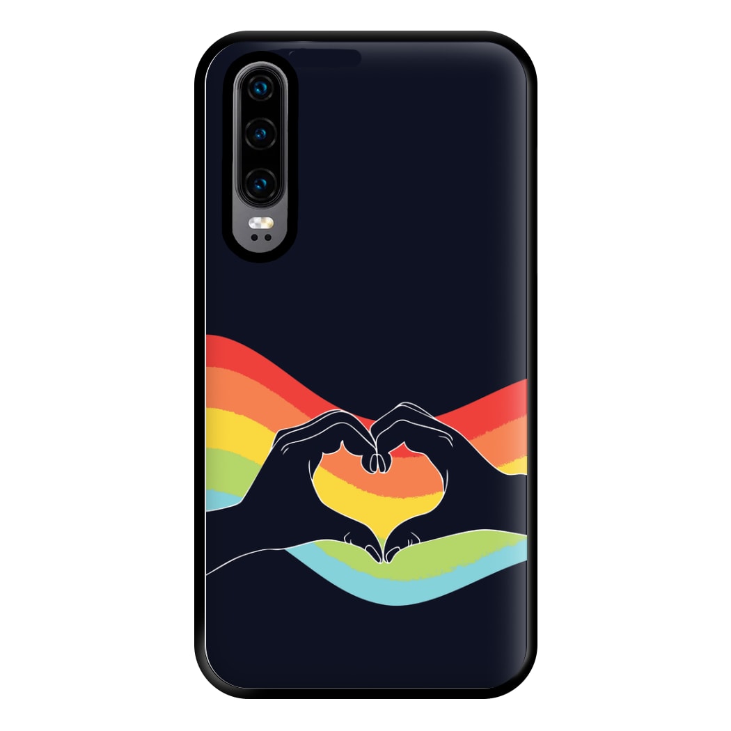 Rainbow Heart Phone Case for Huawei P30