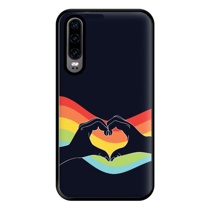 Rainbow Heart Phone Case for Huawei P30