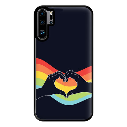 Rainbow Heart Phone Case for Huawei P30 Pro