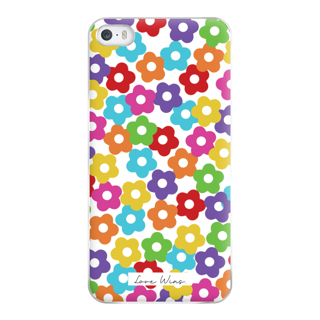 Rainbow Flowers Phone Case for iPhone 5 / 5s / SE 2016