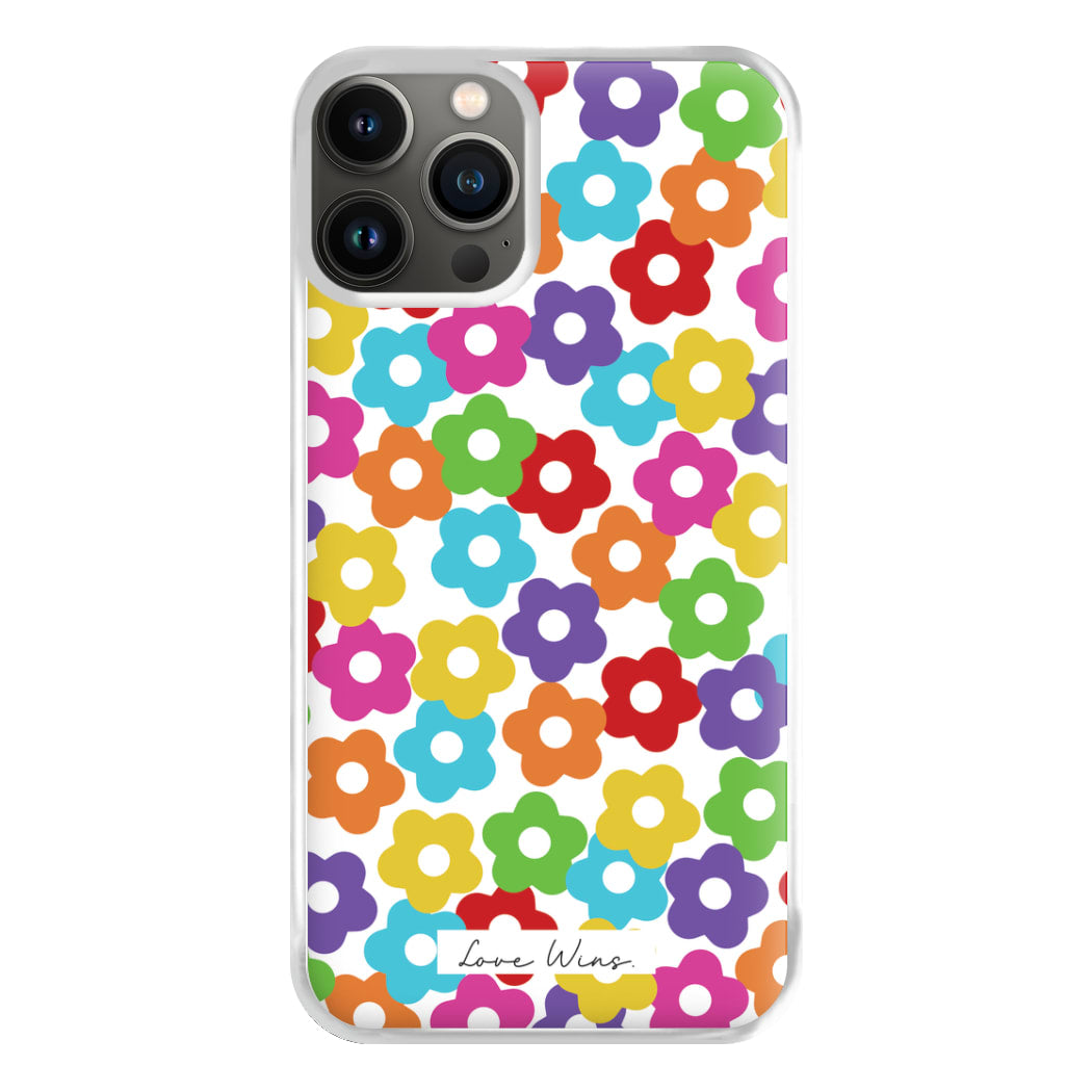 Rainbow Flowers Phone Case for iPhone 11 Pro Max