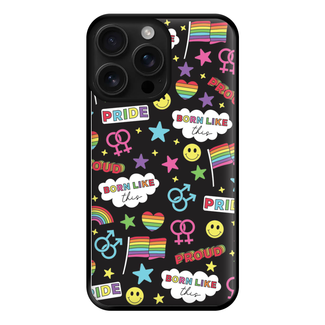 Dark Pride Stickers Phone Case