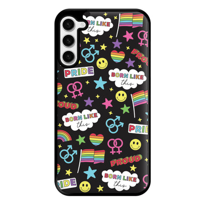 Dark Pride Stickers Phone Case for Galaxy S23 Plus