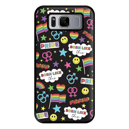 Dark Pride Stickers Phone Case for Galaxy S8 Plus