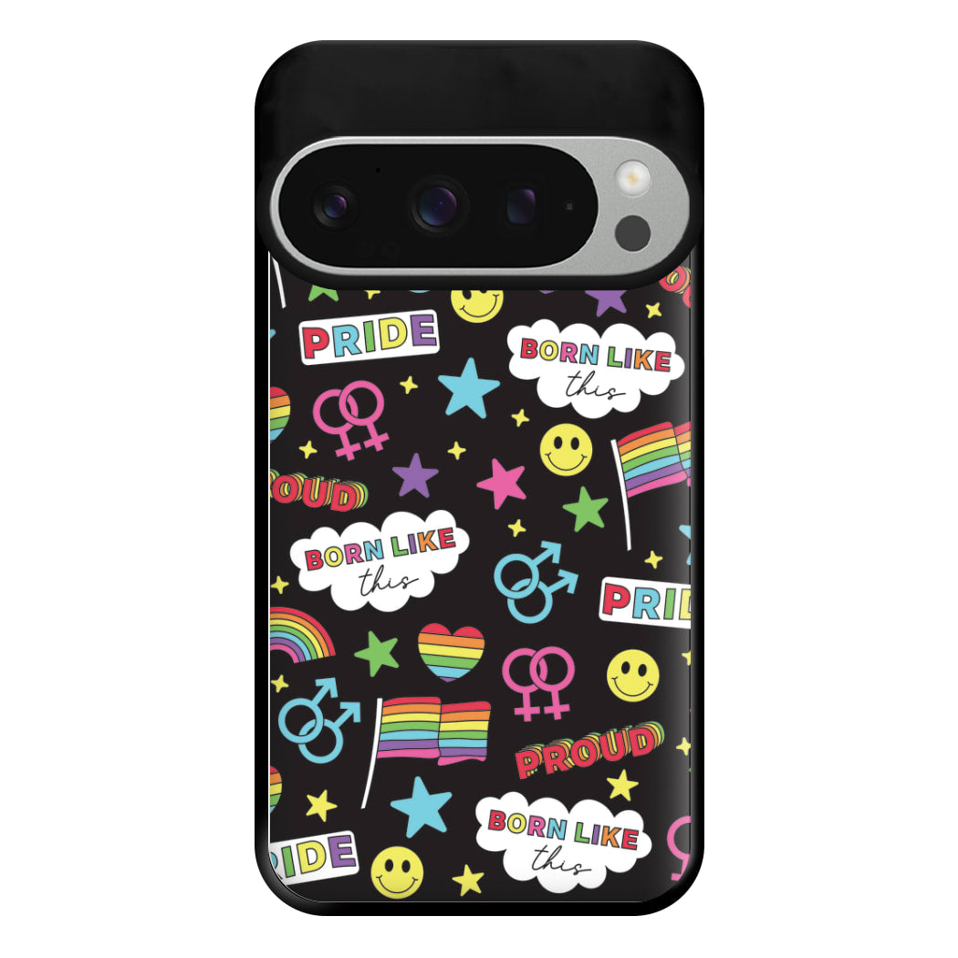 Dark Pride Stickers Phone Case for Google Pixel 9 Pro XL