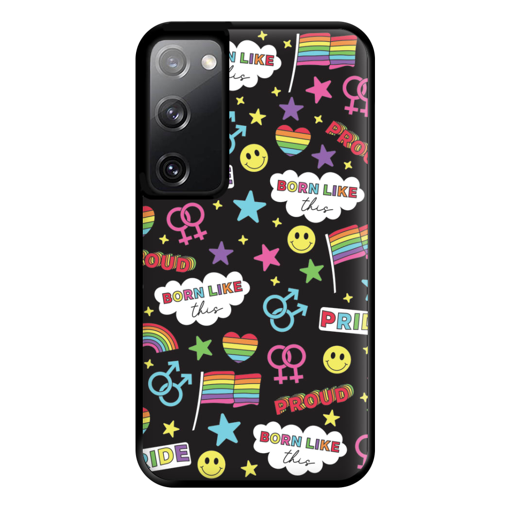 Dark Pride Stickers Phone Case for Galaxy S20