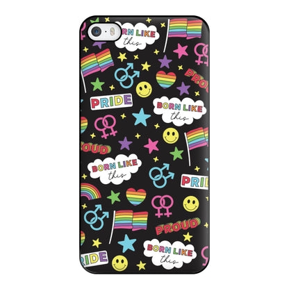 Dark Pride Stickers Phone Case for iPhone 5 / 5s / SE 2016