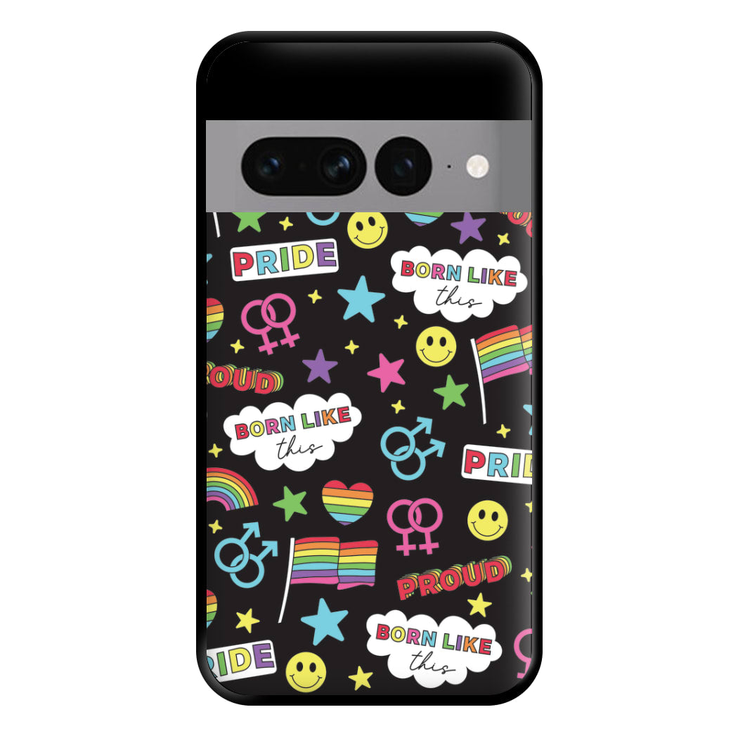 Dark Pride Stickers Phone Case for Google Pixel 7 Pro