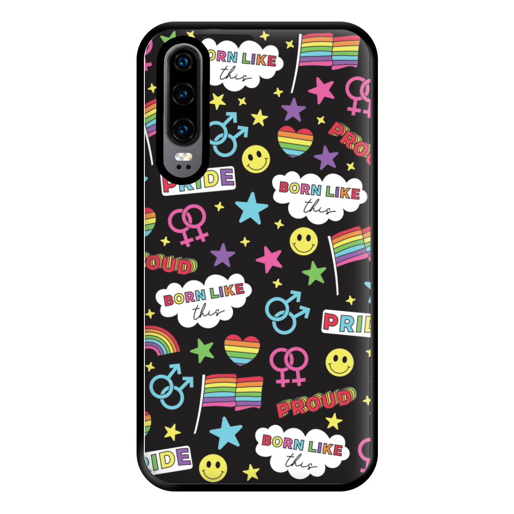 Dark Pride Stickers Phone Case for Huawei P30