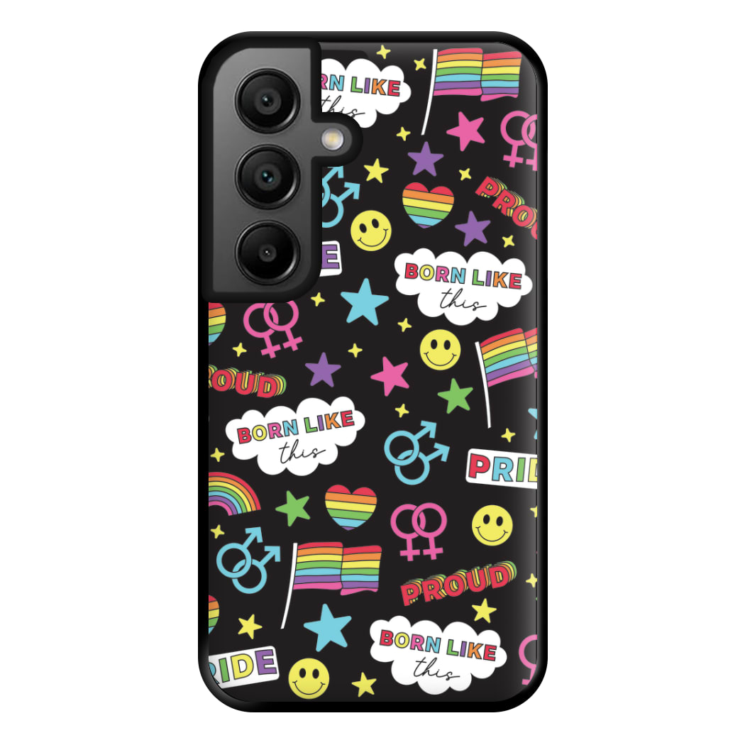 Dark Pride Stickers Phone Case for Google Pixel 8