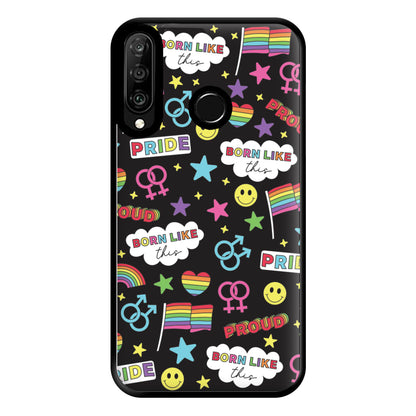 Dark Pride Stickers Phone Case for Huawei P30 Lite