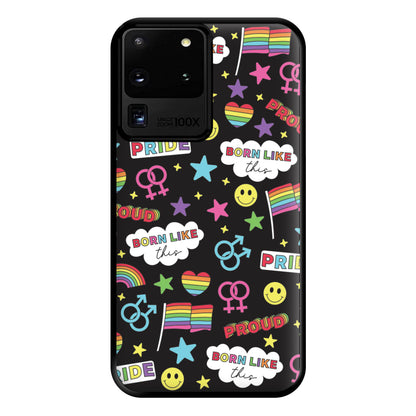 Dark Pride Stickers Phone Case for Galaxy S20 Ultra