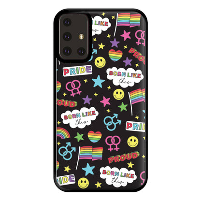 Dark Pride Stickers Phone Case for Galaxy A71