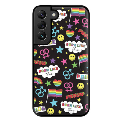 Dark Pride Stickers Phone Case for Galaxy S22 Plus