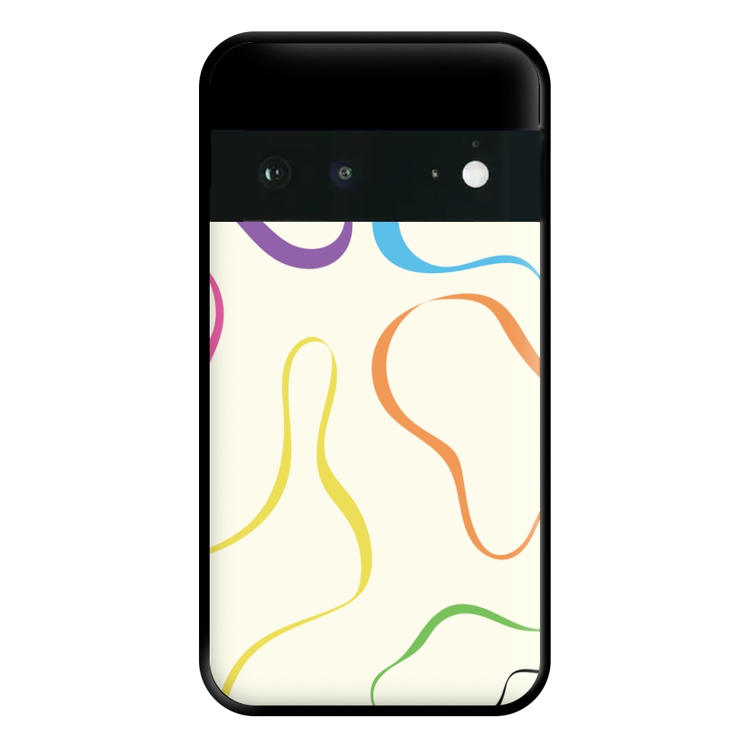 Rainbow Ribbons Phone Case for Google Pixel 6a