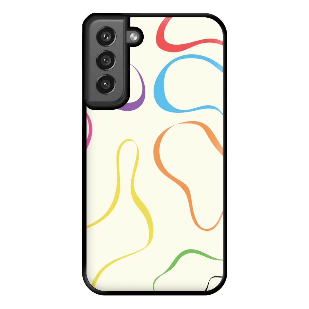 Rainbow Ribbons Phone Case for Galaxy S21FE