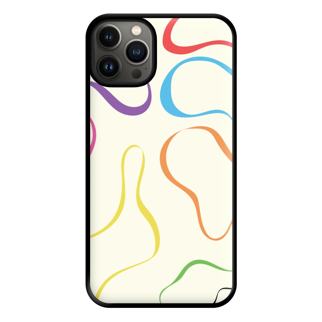 Rainbow Ribbons Phone Case for iPhone 13