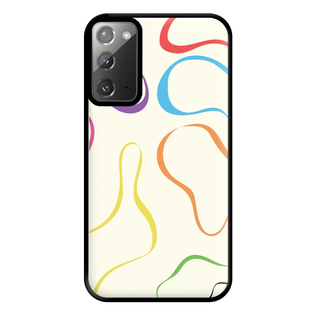 Rainbow Ribbons Phone Case for Galaxy Note 20 Ultra