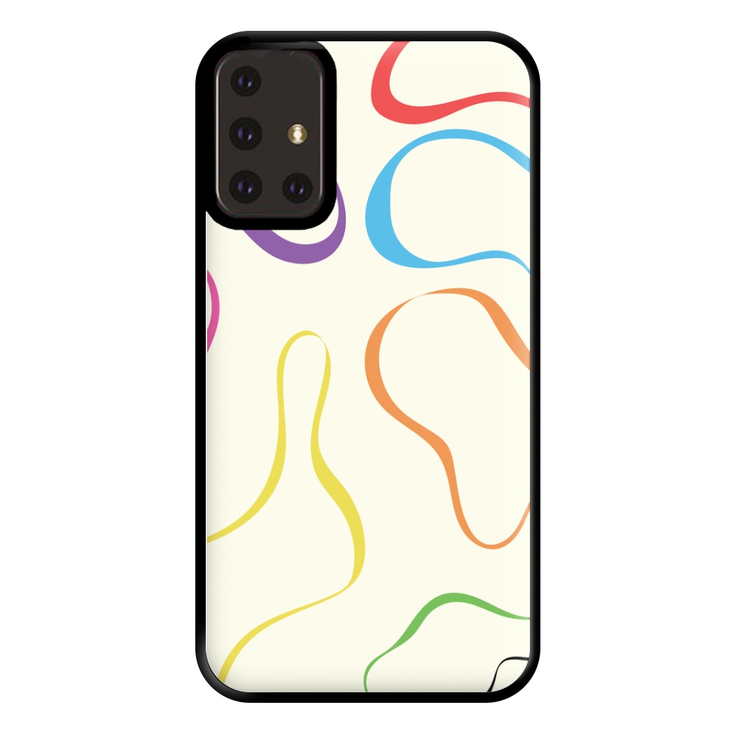 Rainbow Ribbons Phone Case for Galaxy A71