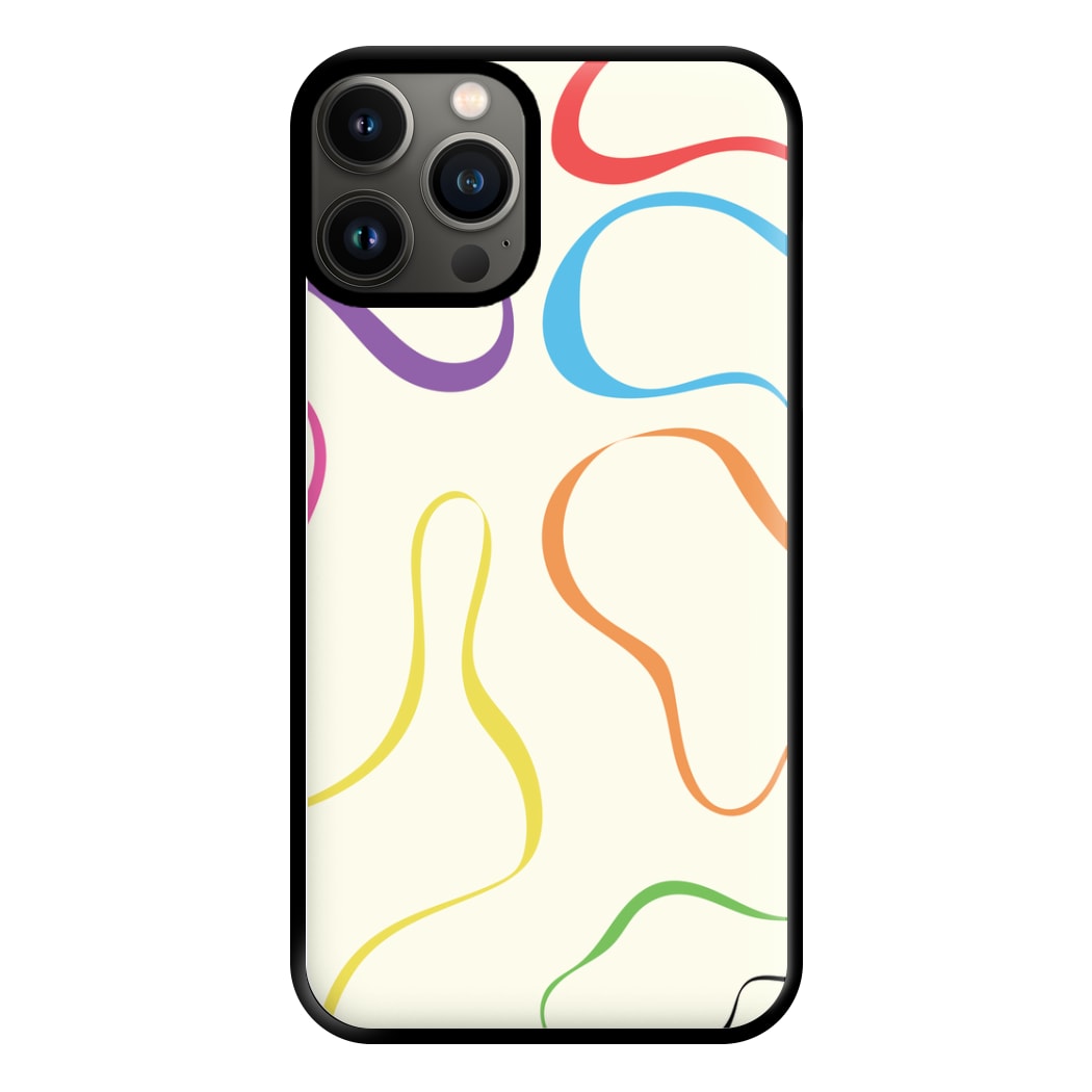 Rainbow Ribbons Phone Case for iPhone 13 Pro Max