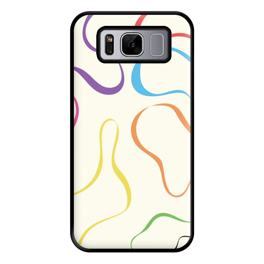 Rainbow Ribbons Phone Case for Galaxy S8 Plus