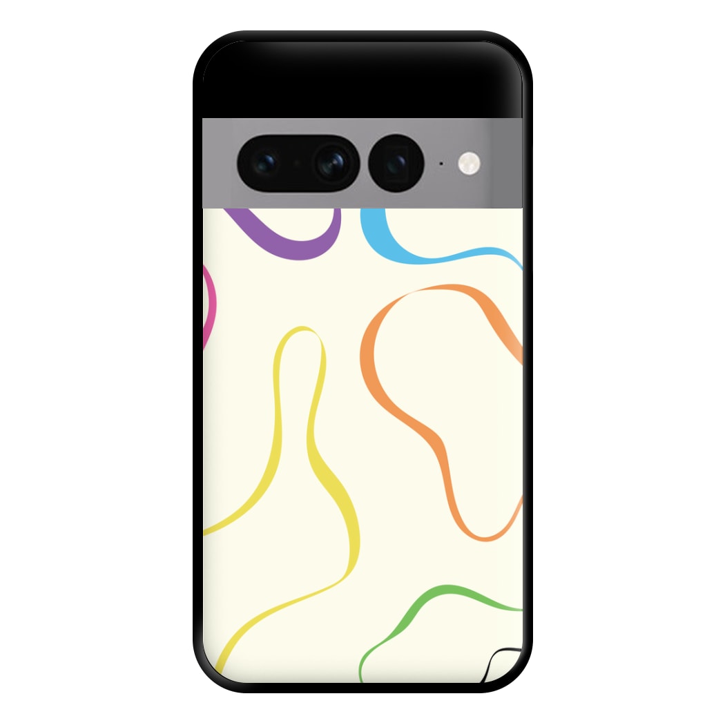 Rainbow Ribbons Phone Case for Google Pixel 7 Pro