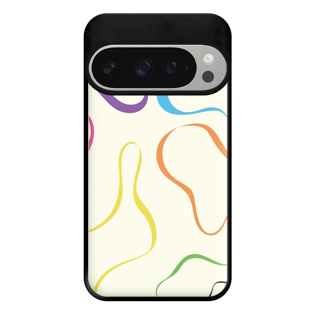 Rainbow Ribbons Phone Case for Google Pixel 9 Pro XL