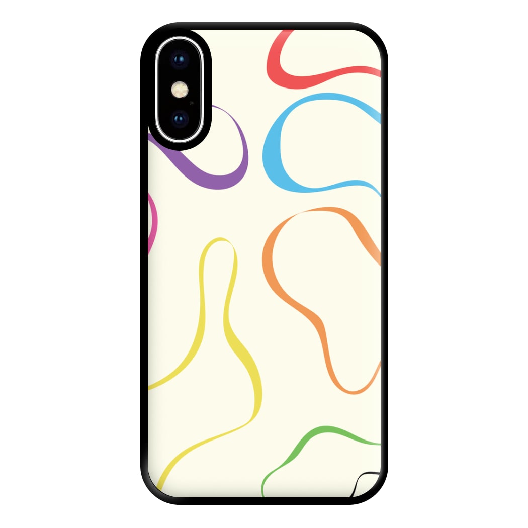 Rainbow Ribbons Phone Case for iPhone XS Max